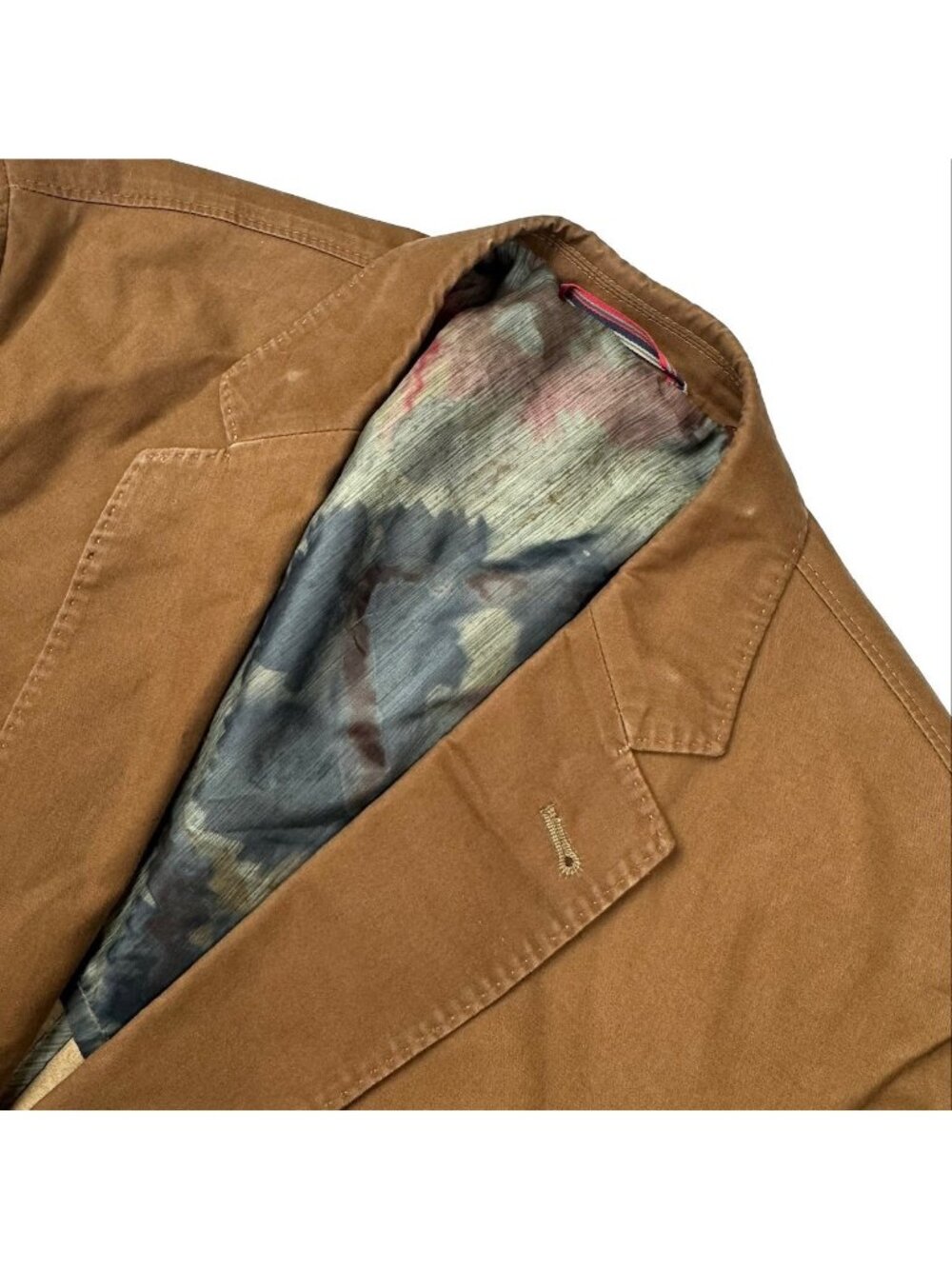 Kroon Men’s Cotton Blend 2-Button Blazer Brown • 40R
